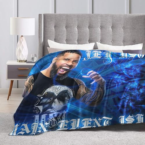 VEGlkj Jey Wrestler USO Coperta comoda per condizionatore d'aria coperta queen size per tutte le stagioni coperte classiche per hotel da viaggio 101,6 x 76,2 cm
