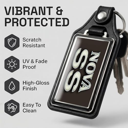 Image of Brotherhood Car Key Chain for Nova - Classic Models Keychain for Men and Women Gift Key Ring
