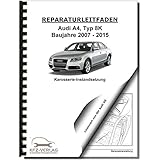  Audi A4 Typ 8K 2007-2015 Karosserie Unfall Instandsetzung Reparaturanleitung