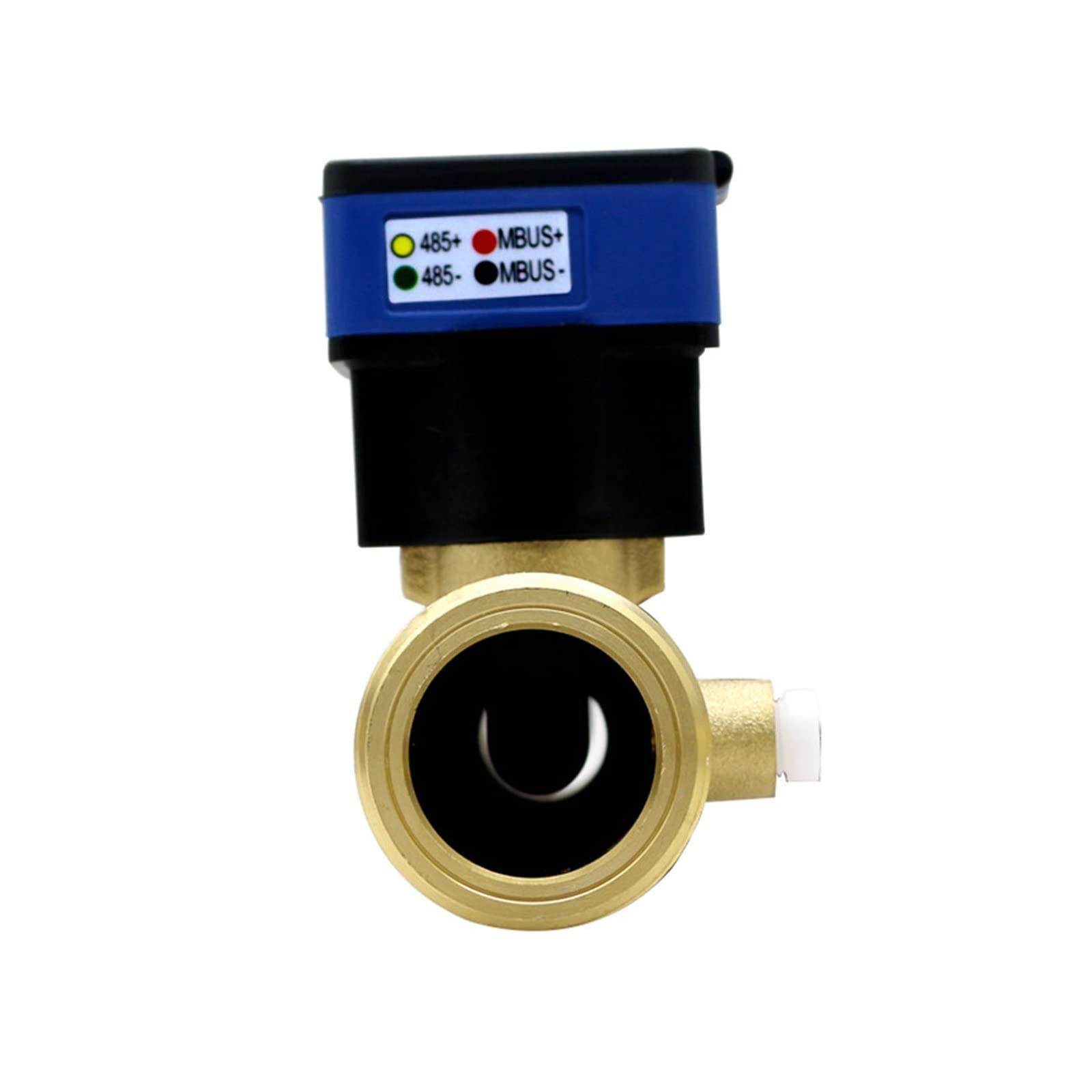 Caudalímetro ultrasónico portátil Medidor de flujo de transmisión remota ultrasónica, medidor de agua, temporizador doméstico, medidor de agua de transmisión remota inteligente cuantitativa(DN15)