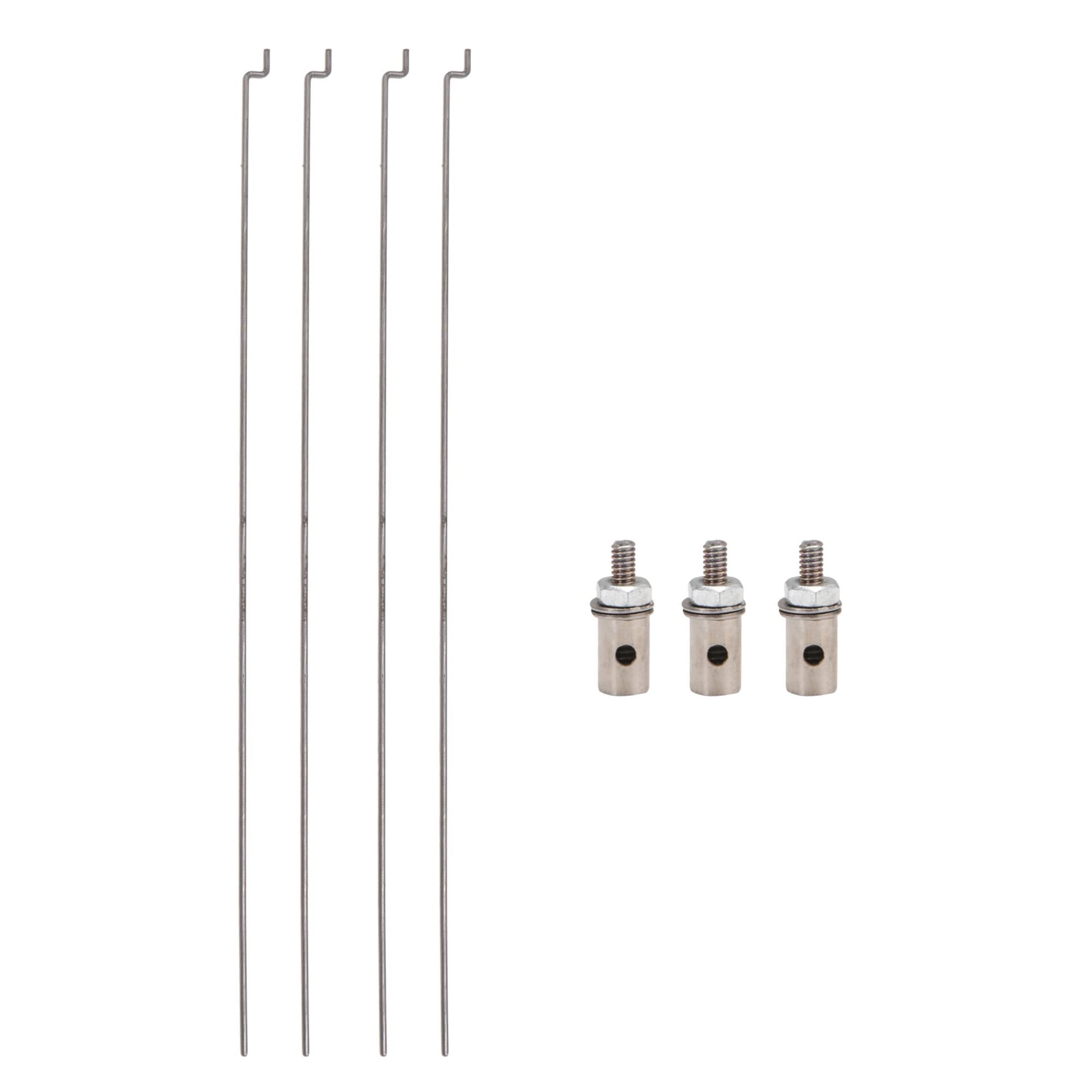 10pcs Push Rod e Linkage Stoppers Servo Braccio Connettori Adattatore per RC Airplane