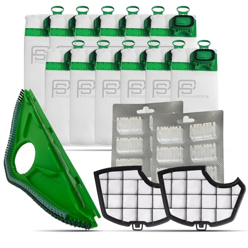 Kit Risparmio 12 Sacchetti Folletto VK150, 12 Profumatori, 2 Filtri