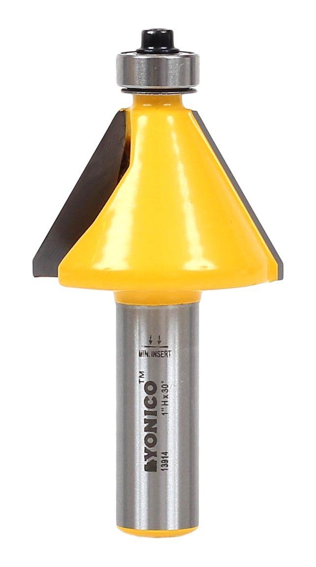 Yonico Bevel Edge Router Bits - 60 Degree -11 Yonico Bevel Edge Router Bits - 60 Degree -11