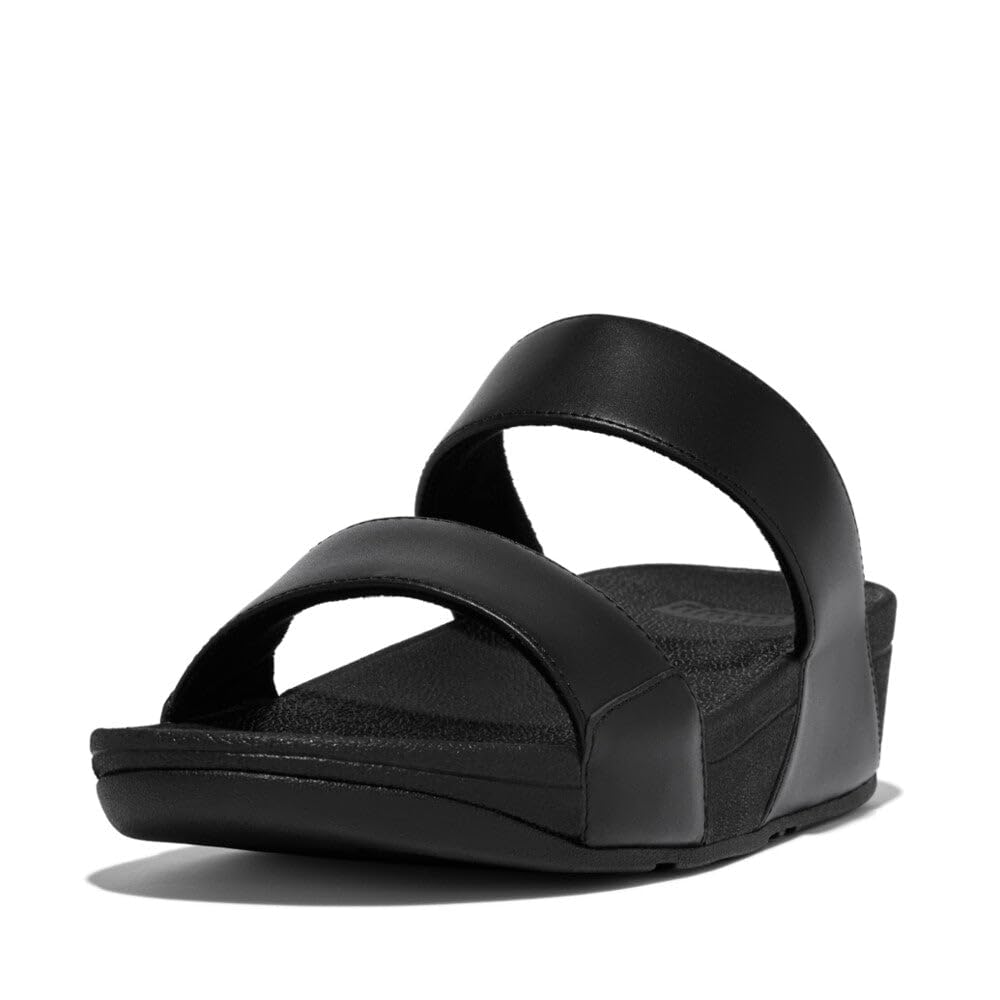 fitflop Lulu Leather Slides,Size 6.5,Black : Amazon.com.au: Clothing, Shoes  \u0026 Accessories