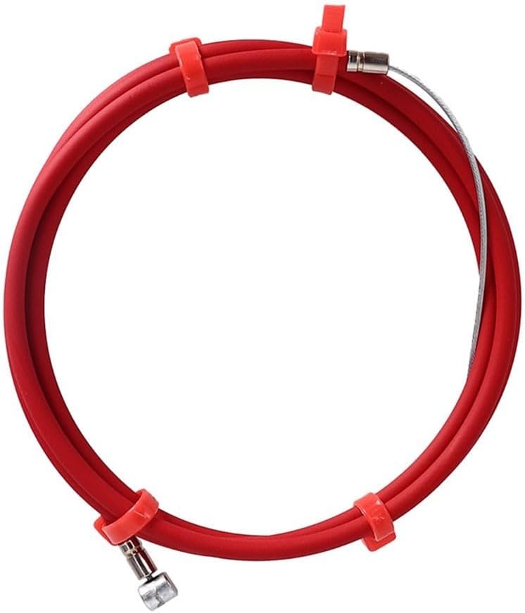 Electric Scooter Front Wheel Brake Cable Replacement Wire for Ninebot for Max G3,140cm S-teel PC, Easy Install, Red