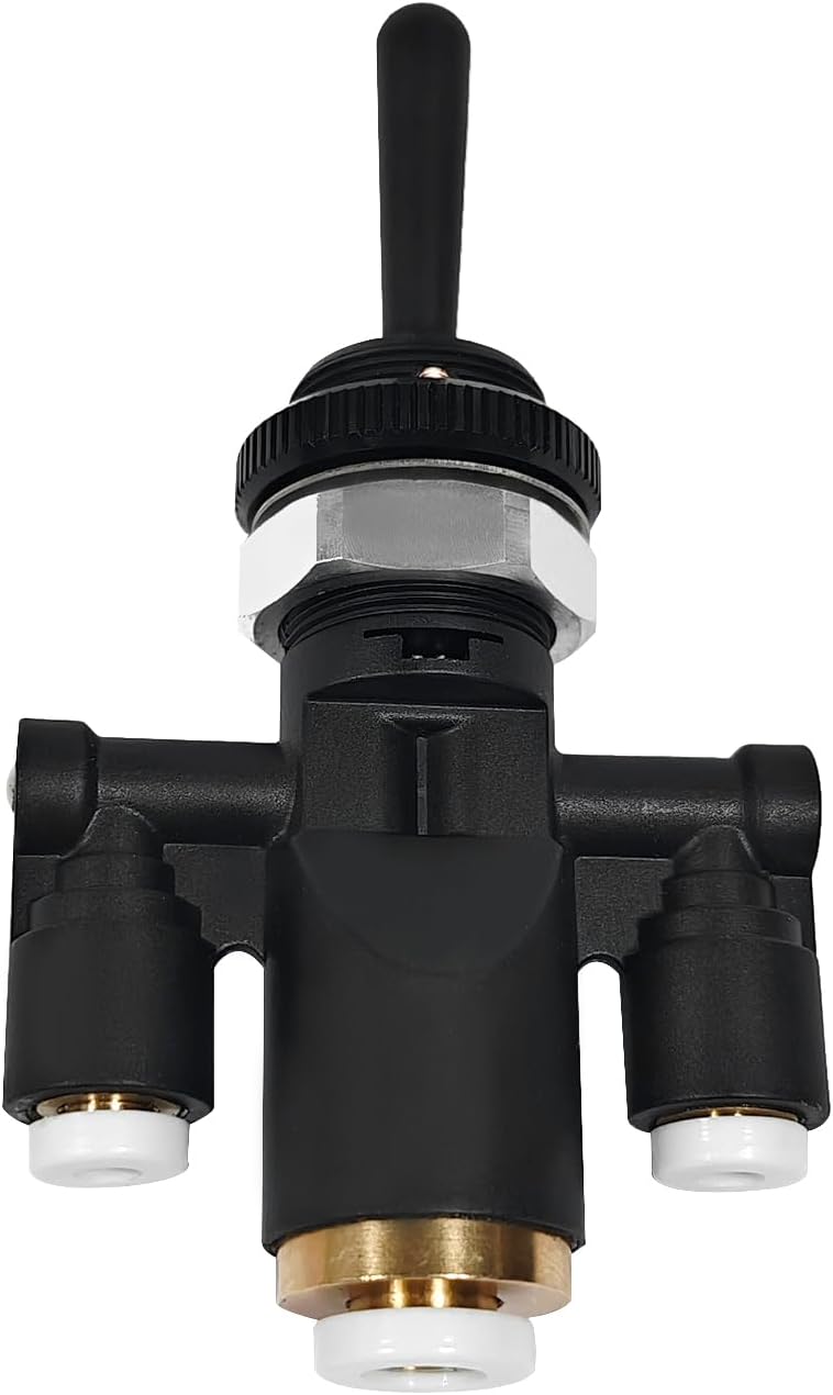 Air Window Toggle Valve Switch 1/4 NPT", Compatible with Peterbilt 379 and Kenworth Trucks,Part #818-0007-000, 8180007000