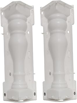 Roman Column Cement Casting Mold, Reusable DIY Concrete Balustrade Form for Yard Fence and Balcony Decor