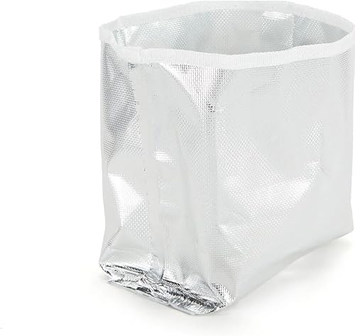 Miniatura 5 de SoYoung Lunch Poche - Lonchera aislada para el trabajo, viajes y picnic, diseño estético, linoalgodón, lavable a máquina, correa desmontable, rayas