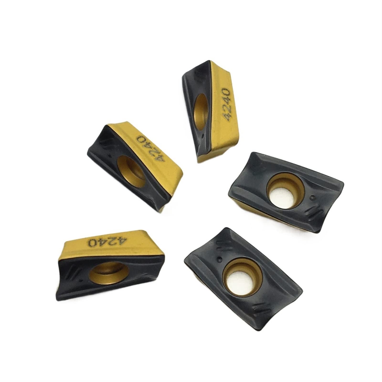 Carbide Inserts for Indexable End Milling Face Milling Tool SENMIAO (Insert Width(mm) : 10PCS(1box), Shank Diameter : R390 11T308M PM 1025)