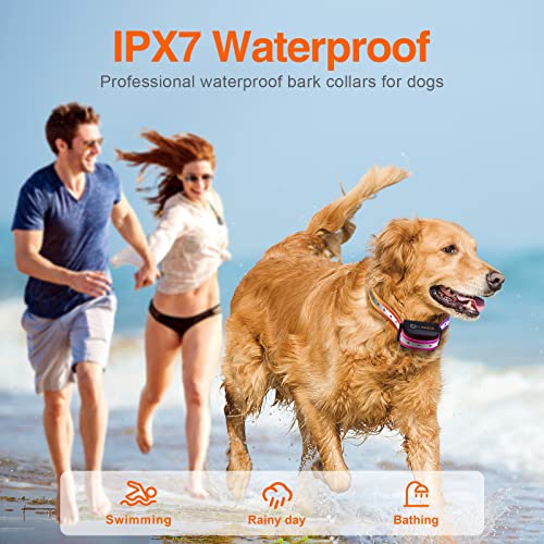 Rojeco Dog Training Collar With 3300Ft Remote，Ipx7 Waterproof Rechargeable Shock Collar For Large Medium Small Dog，3 Safe Training Modes With Beep，Vibration And Shock，Adjustable Electronic Dog Collar #TOP3