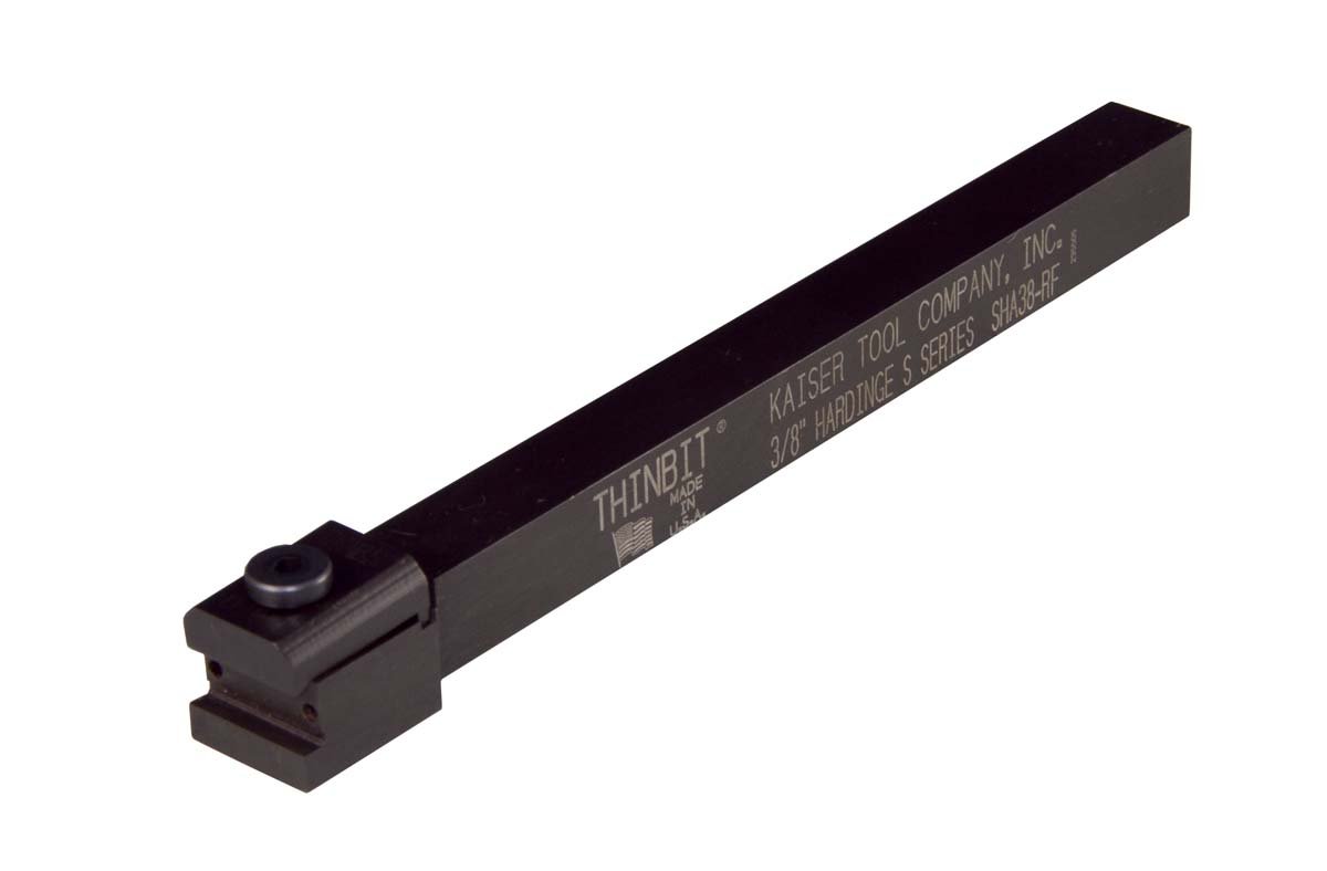 THINBIT SHA38 3/8" 90 Degree Hardinge Style toolholder. Use with Grooving, Threading and Parting Inserts
