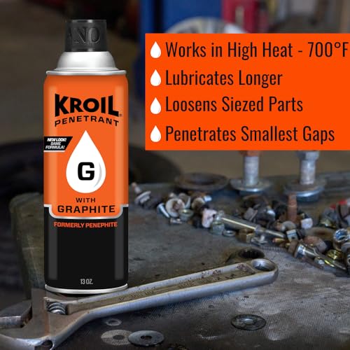 Image of Kroil Penetrant with Graphite (Liquid-55 Gallon Drum-Single) | High Temperature Penetrating Lubricant for Small Gaps, Corroded Metal, Seized Parts (PH551)