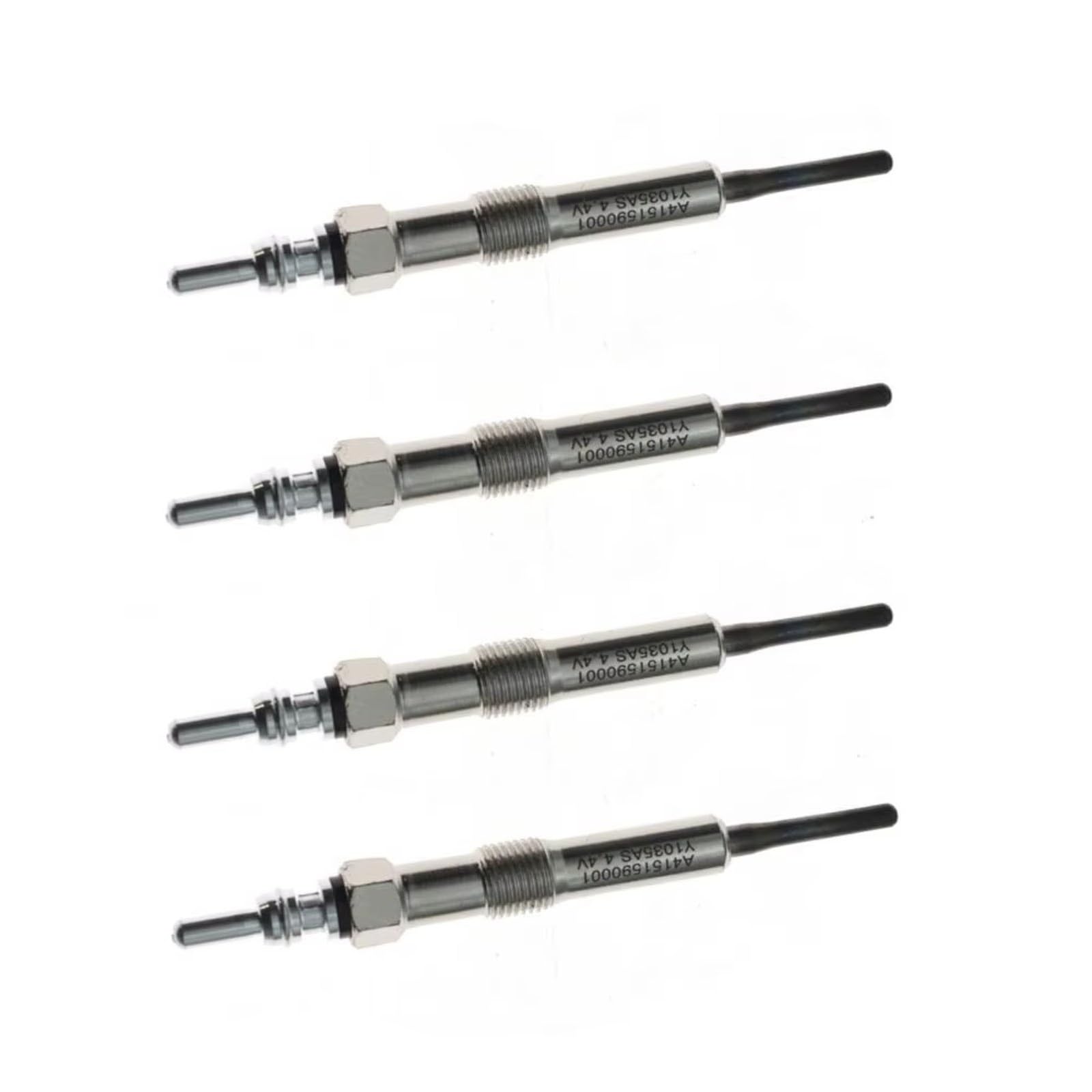 Bujías de incandescencia Compatible Con Dacia Para Sandero Para Logan McV Ks 1.5 Dci Ks04 2010 2011 2012 2013 2014 2015 4 Bujías Incandescentes Para Coche 110655687R
