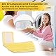 5 Stücke Ersatzpads für Kärcher Fensterreiniger,Gelber Ersatzmikrofaser Wischmopppad für kärcher Fenstersauger ersatzteile,für Karcher WV2 WV5 WV6 Plus Premium