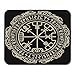Produktbild Mauspads Celtic Viking Magical Runic Vegvisir in The Circle of Norse Runes and Dragons Tattoo Mousepad für Laptop,Desktop-Computer Bürobedarf Mauspads