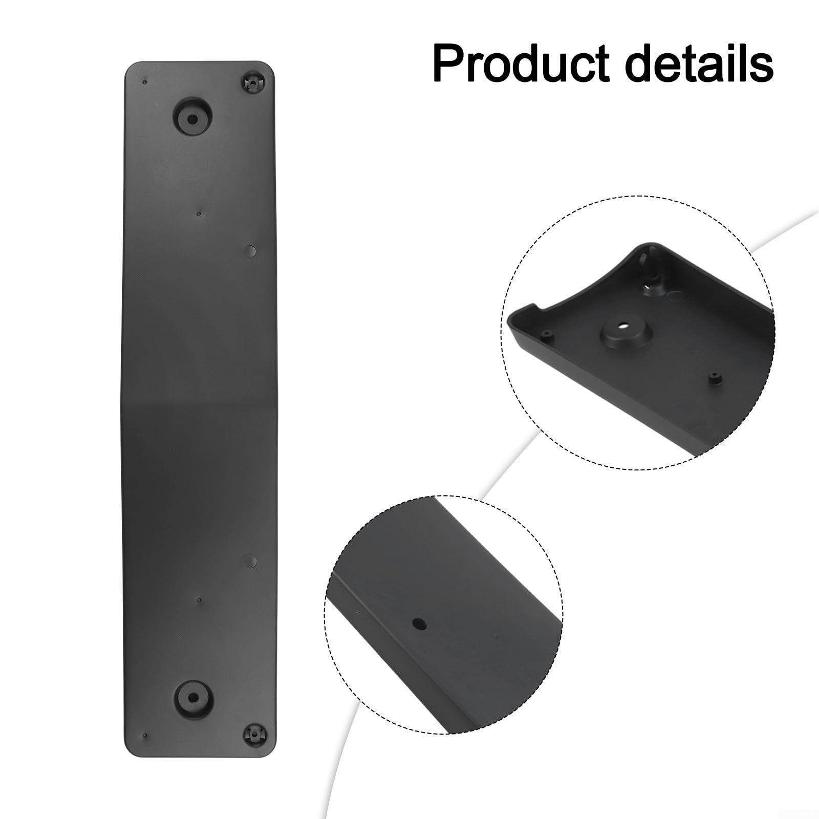 Supporto per targa per tergicristallo anteriore per Mercedes per Benz per Classe A W176 (OEM A1768850181), in plastica ABS, nero