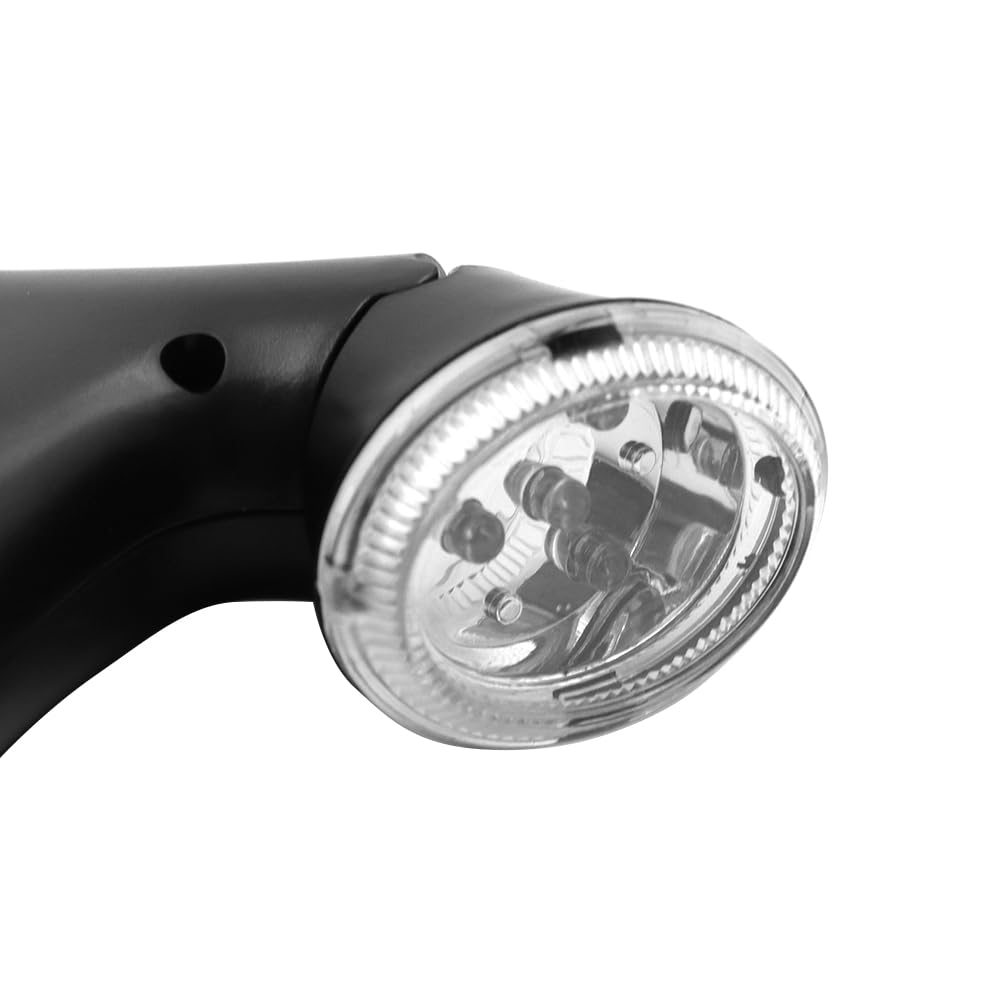 POFET Bastón Plegable con Mango en T amortiguado, luz LED, reposabrazos Ajustable, bastón para Caminar, Adecuado para Personas Mayores