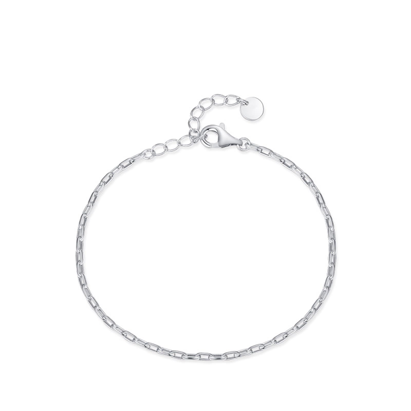 Pulseras para mujer, pulsera de compromiso de plata Pt950 y oro blanco, regalos únicos para mujer