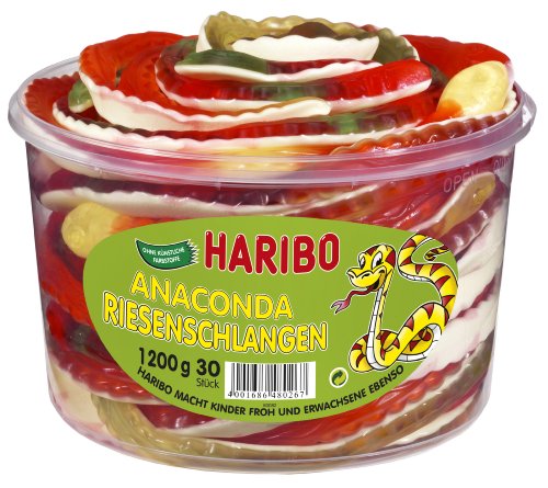 Haribo zmeyki j 1.2kg k p #2 (4001686480250)