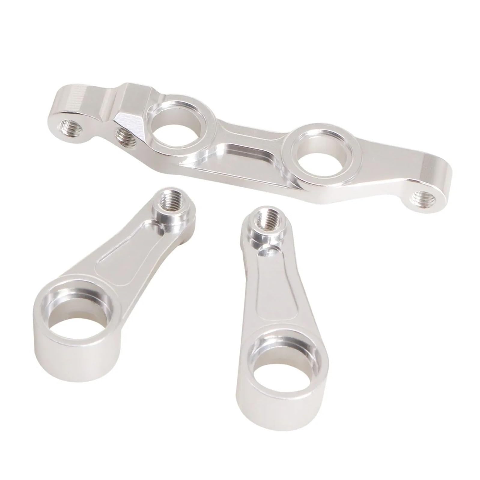 para Tamiya para Hornet para EVO 1/10 RC Camión Brazo Dirección Delantera Conjunto Puente Saltamontes Piezas Mejoradas Accesorios RC Reemplazar Accesorios