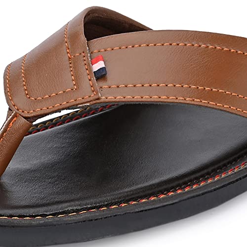 Image of Centrino Men's Slipper |Flip-Flop Slippers | Luxurious Comfort Every Step | Slip-On Ease, Minimalist Design | Perfect for Beach Days, Poolside Lounging, and Casual Wear (1302)