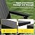 livewood HDPE Foldable Adirondack Outdoor Chair with Cup Holder, Weather Resistant Heavy-Duty Patio Chair for Patio, Backyard, Deck, Fire Pit, Lawn and Porch, Black