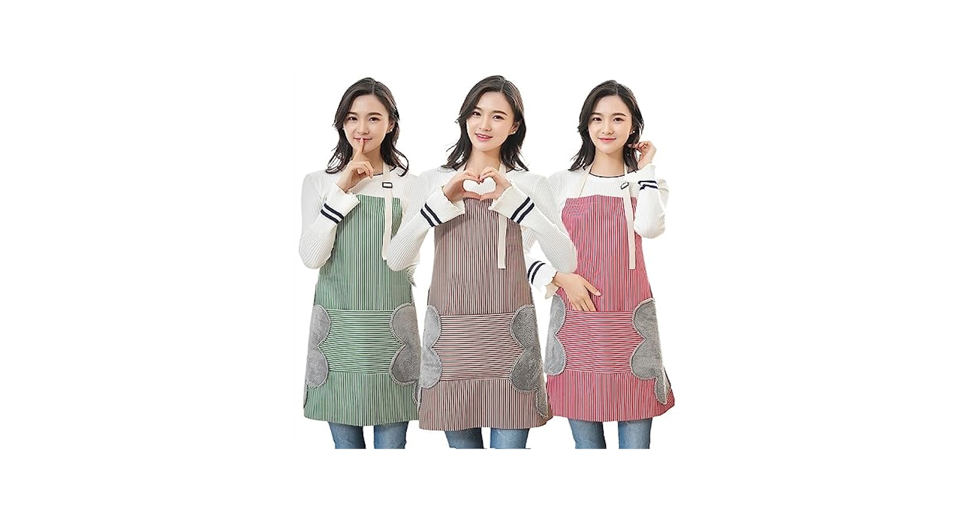 Amazon｜夏用エプロン涼しい エプロン消去式ハンドキッチン防水