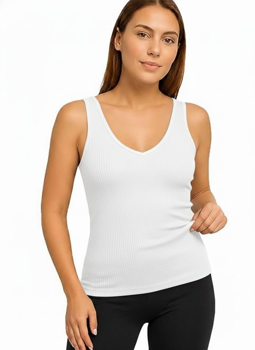 Thermal Spaghetti Tank Top Warmer for Women, Fleece Lined Soft Women Underwear Thermal Vest