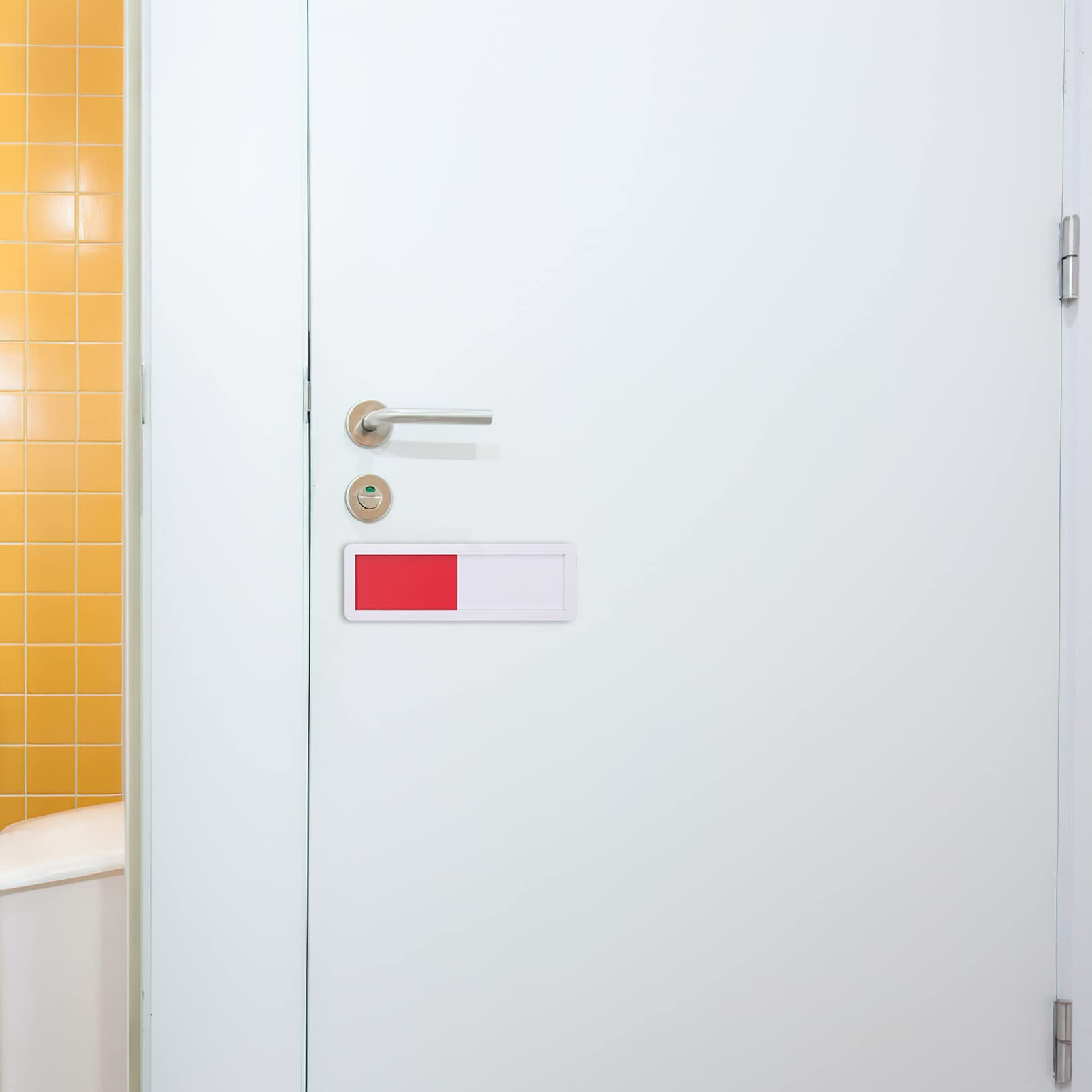 Privacy Door Sign With Slider - Vacant/Occupied Indicator For Offices & Bathrooms