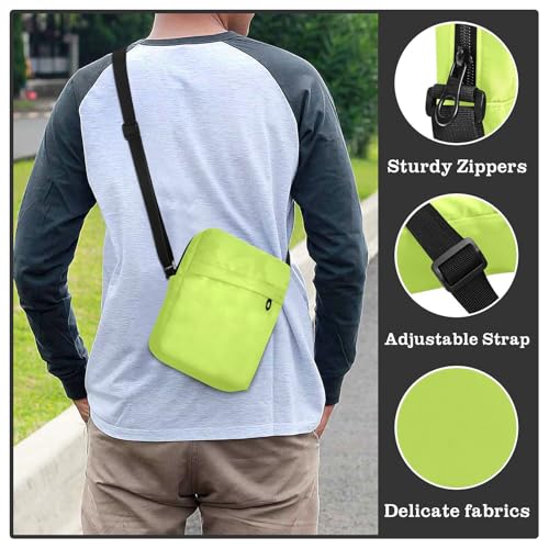 MCHIVER Small Messenger Bag Crossbody Bag for Men Women Cell Phone Shoulder Bag for Cycling Hiking Running4