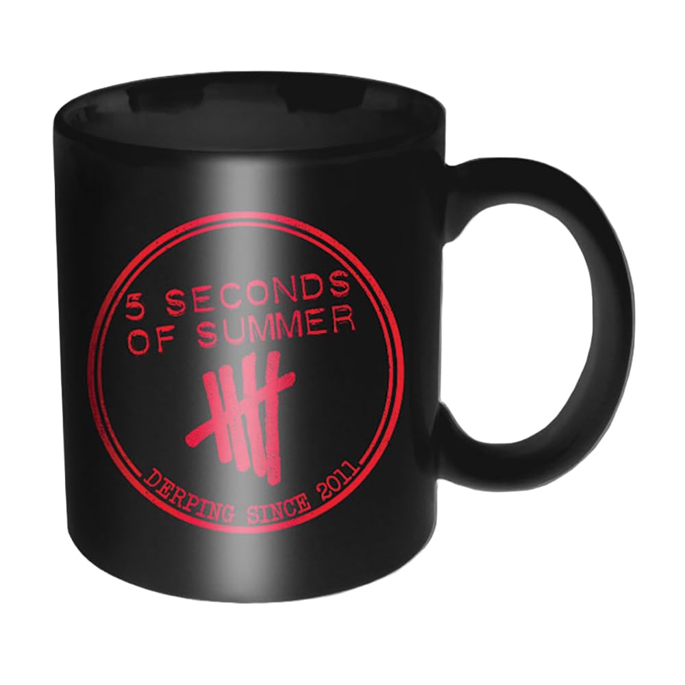 5 Seconds of Summer Boxed Standard Mug: Derping Stamp