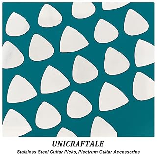 UNICRAFTALE 24pcs Open Design Finger Pick Formes Mixtes en Acier Inoxydable Médiators Triangulaire Plectre Guitar Picks… - Les Beatles, Paul McCartney, John Lennon, RIngo Starr, George Harrison UNICRAFTALE 24pcs Open Design Finger Pick Formes Mixtes en Acier Inoxydable Médiators Triangulaire Plectre Guitar Picks… – Image 4