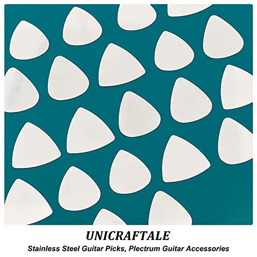 UNICRAFTALE 24pcs Open Design Finger Pick Formes Mixtes en Acier Inoxydable Médiators Triangulaire Plectre Guitar Picks… - Les Beatles, Paul McCartney, John Lennon, RIngo Starr, George Harrison UNICRAFTALE 24pcs Open Design Finger Pick Formes Mixtes en Acier Inoxydable Médiators Triangulaire Plectre Guitar Picks… – Image 5