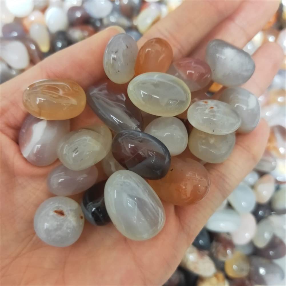 Decoración del hogar, 100 g Cristal de cornalina natural Grava Ágata Piedras curativas Plantación Acuario Tanque de peces Material de bricolaje Regalos, Cristal natural Inicio Colecciones ( Size : 200