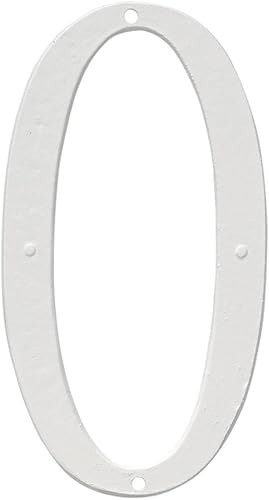 Montague Metal Products CSHN-12-0-W - Placa de aluminio para exteriores, tamaño mediano, color blanco