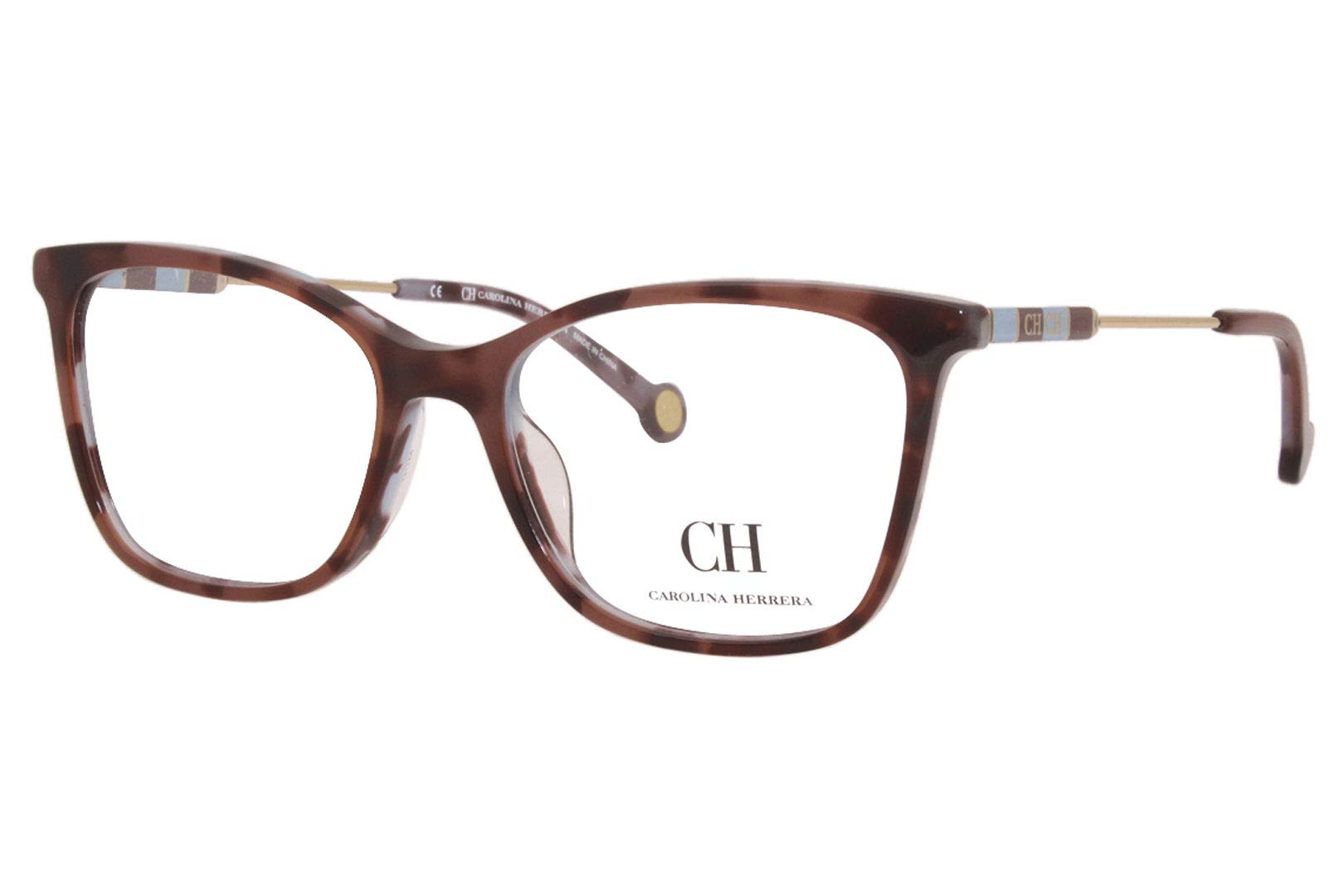 NEW Carolina Herrera VHE 846K 0ADD Tortoise Eyeglasses 53/17  display picture 2