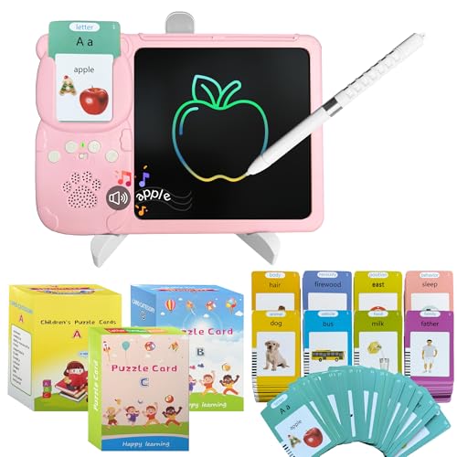 Image of Talking Flash Cards for Toddlers - LCD Writing Tablet Kids - Drawing Tablet Toddler Toys 510 Sight Words Learning Montessori - Autism & Speech Therapy Toys - Kindergarten Gifts