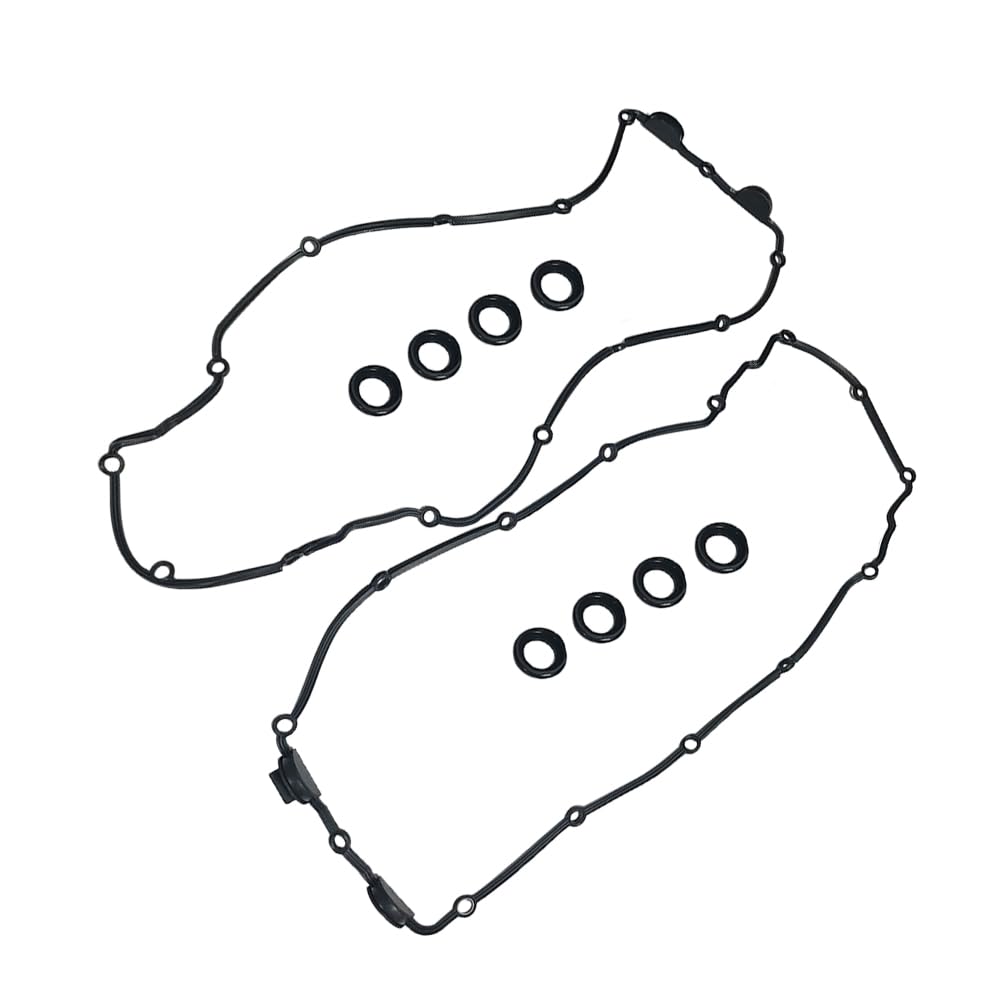 AW3420000 Engine Valve Cover Gasket Set Compatible with Maserati GranCabrio GranTurismo Quattroporte，Replace 211219, 211220, 223982