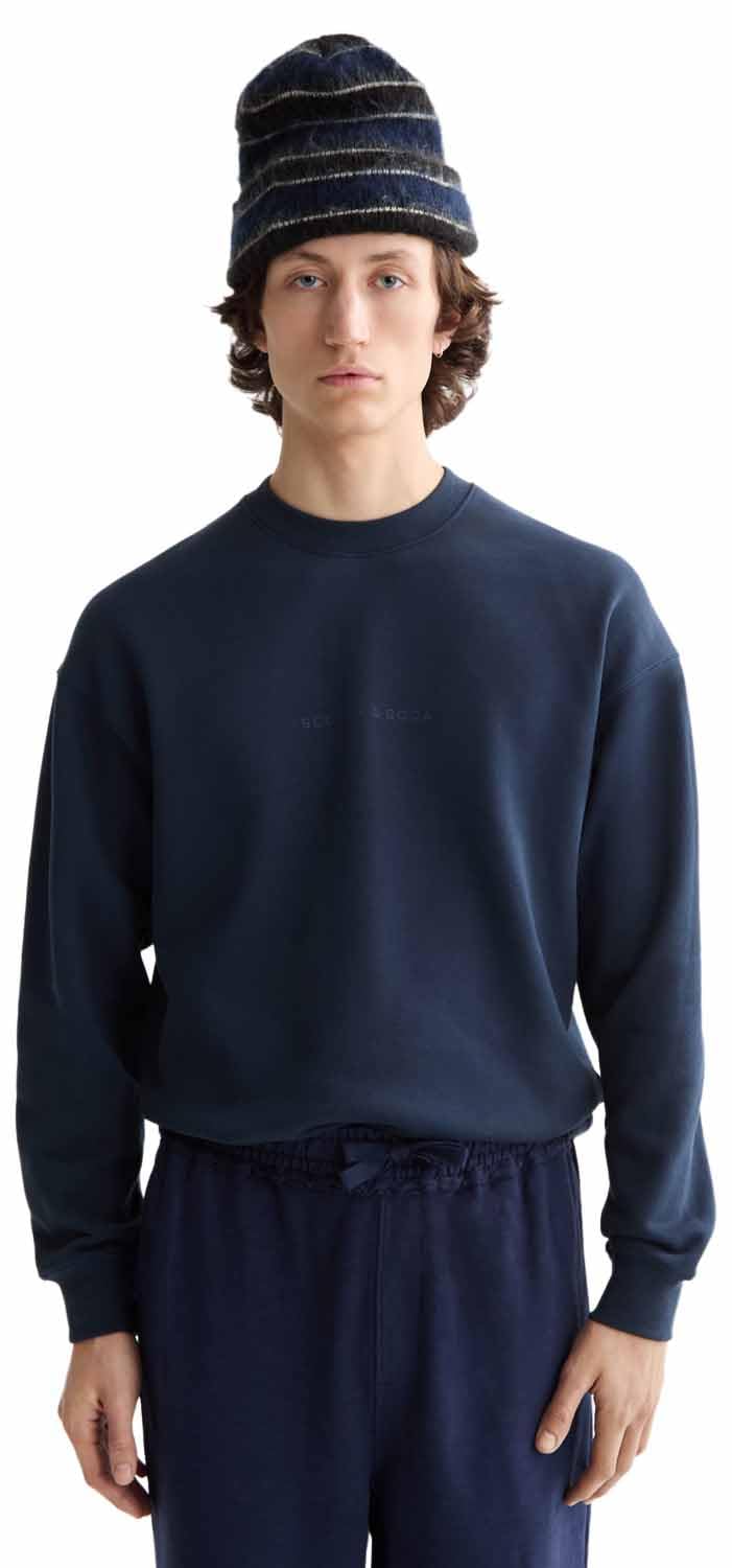 Scotch & Soda Mens Wash Artwork Hoodie Sweatshirt, Sky Captain 410, M UK