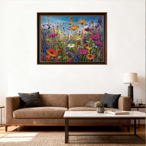 Floral para Adultos Rompecabezas de 500 Piezas, Juego Desafiante Decoración para el Hogar miniatura 5