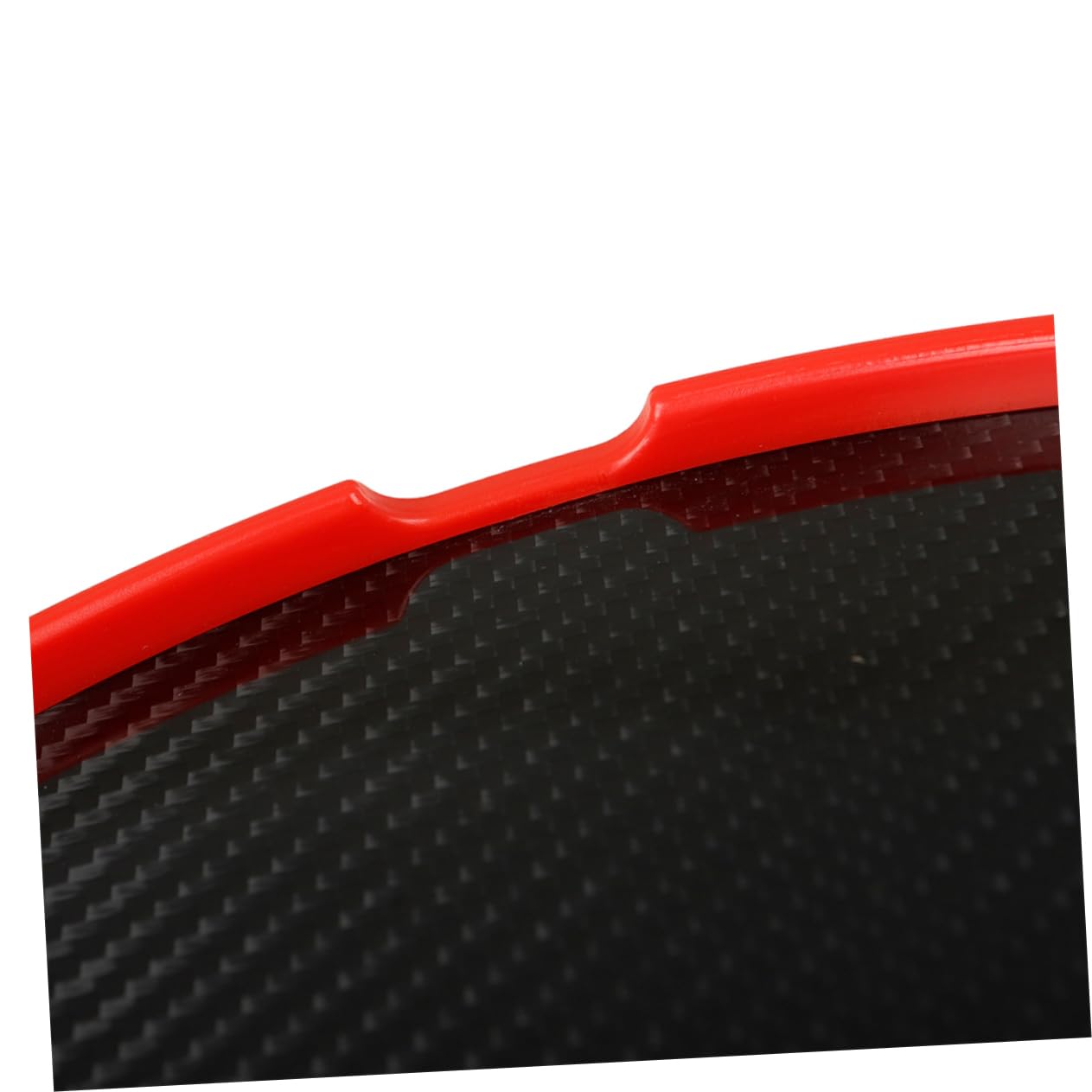 Pad de Batería de Fibra de Carbono 10 Pulgadas Metrónomo Rojo | Abs y Plástico, para Principiantes, Práctica de Batería y Pads Silenciados