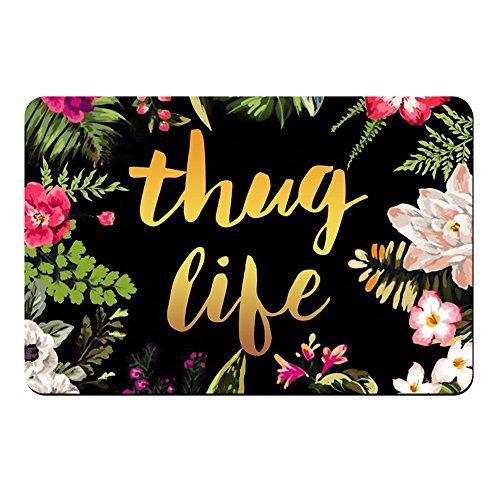 Thug Life Doormat Entrance Mat Floor Mat Rug Indoor/Outdoor/Front Door/Bathroom Mats Rubber Non Slip 30