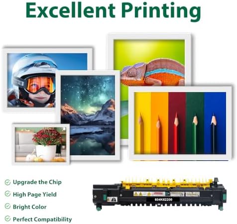재제조 604K62200 퓨저 유닛 키트 7525 교체용 Xerox 604K62200 퓨저 유닛 WorkCentre 7525 7530 7535 7830 7835 프린터 퓨저와 함께 작동, 110V 1팩 — 사진 4