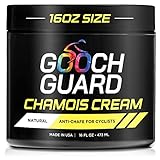 Gooch Guard Chamois Cream & Anti Chafing Cream - Natural Chamois Cream Cycling & Running - Anti Friction Cream, Anti Chafe Cream Balm for Men & Women (16oz)