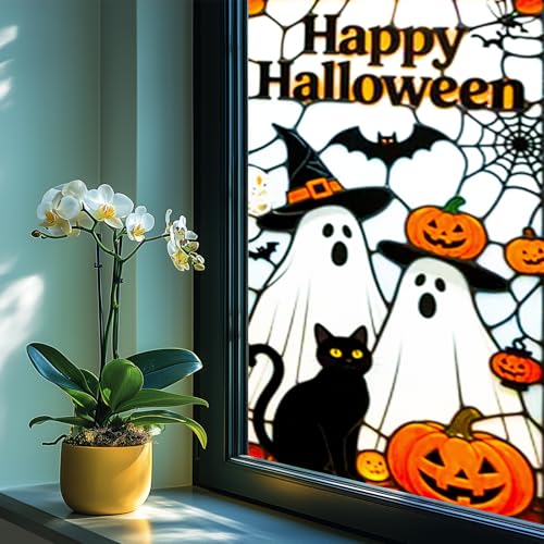 Vinilo decorativo para ventana Halloween 31x47 pulgadas miniatura 3