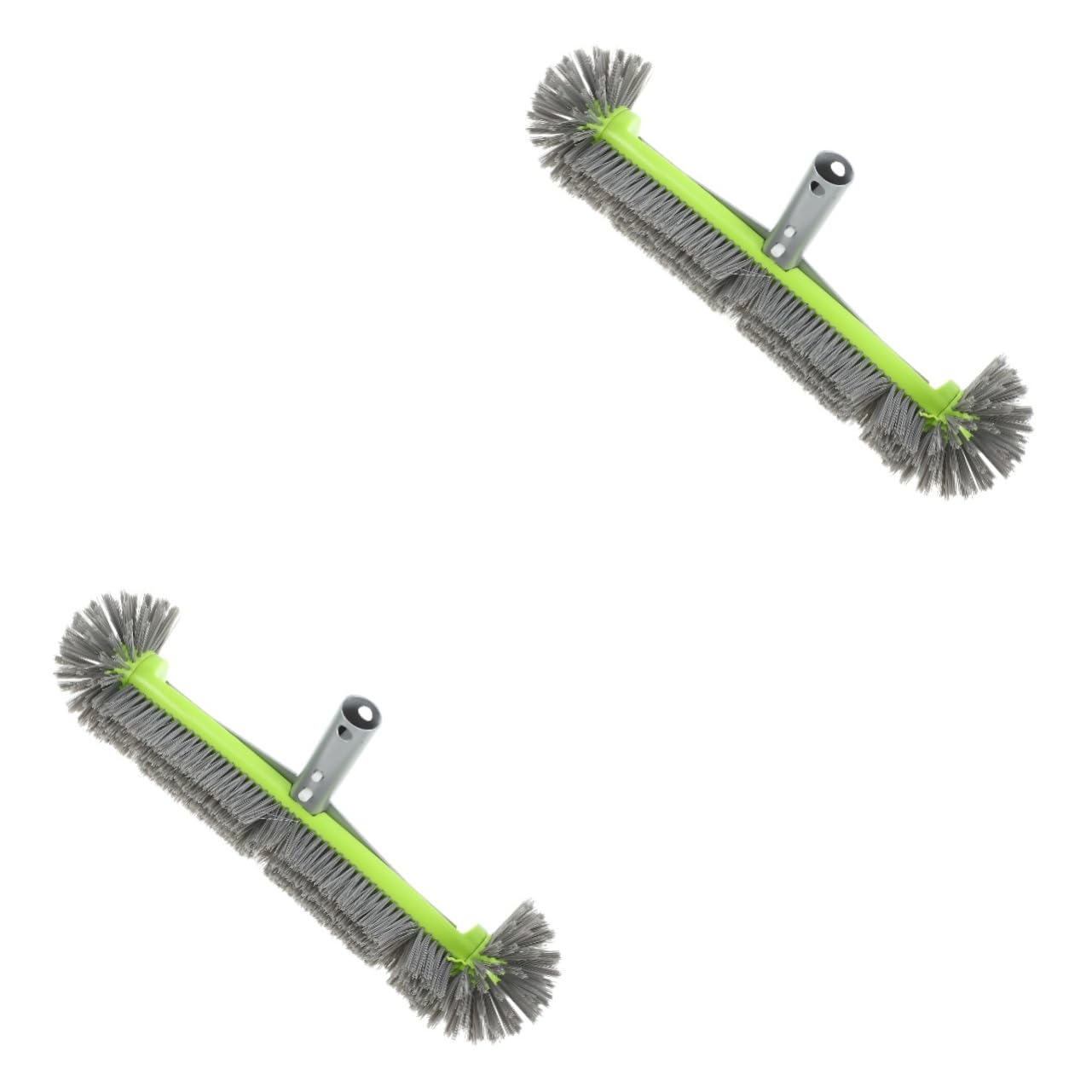 Happyyami 2piezas Cepillo De Limpieza De Piscina De Plástico Cerdas Densas para Mantenimiento De Paredes y Fondos De Piscinas para Jardines y Espacios Exteriores