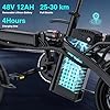 Electric Bike for Adults Teens, Folding E-Bike,Commuter City Foldable ebike with 560W Motor and Battery, Dual Disc Brakes,14" Compact Electric Bicycle with 24MPH Speed,3-Level Assist (Ebike-A1-Black) #2