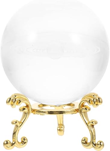 ARTIBETTER 3D Solar System Crystal Ball with Stand Decorative Glass Sphere Paperweight Healing Crystal Sphere Ball
