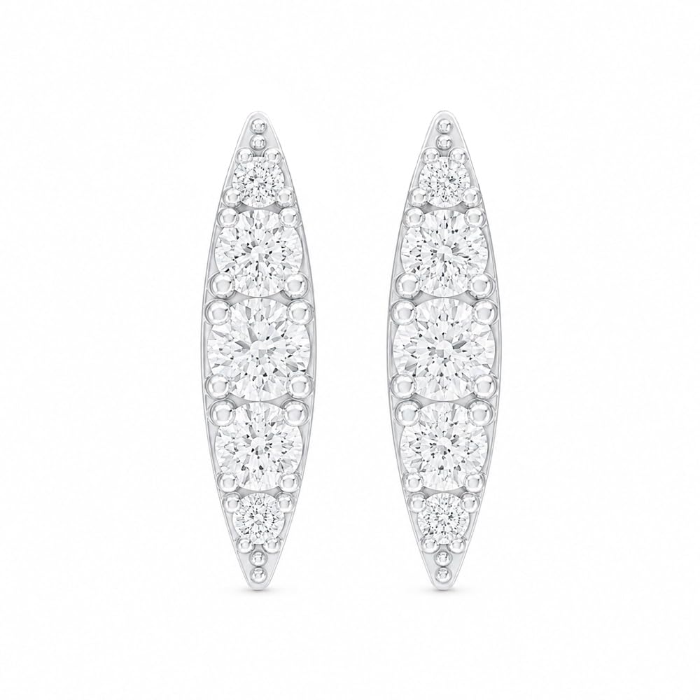 Contemporary Office wear Stylish 925 Sterling Silver Earrings-image-45