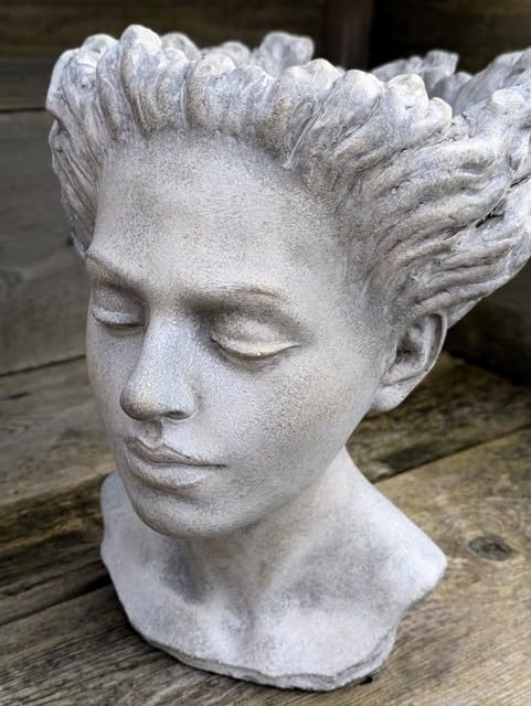 Generisch Grosse Garten BÜSTE Statue Frau Figur PFLANZTOPF BLUMENTOPF LANDHAUSSTIL NEU